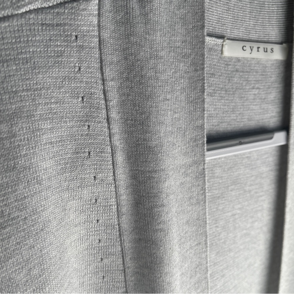 🩶 Cyrus Knit Tie-Front Cardigan with Shawl Collar 🩶 - Picture 4 of 7